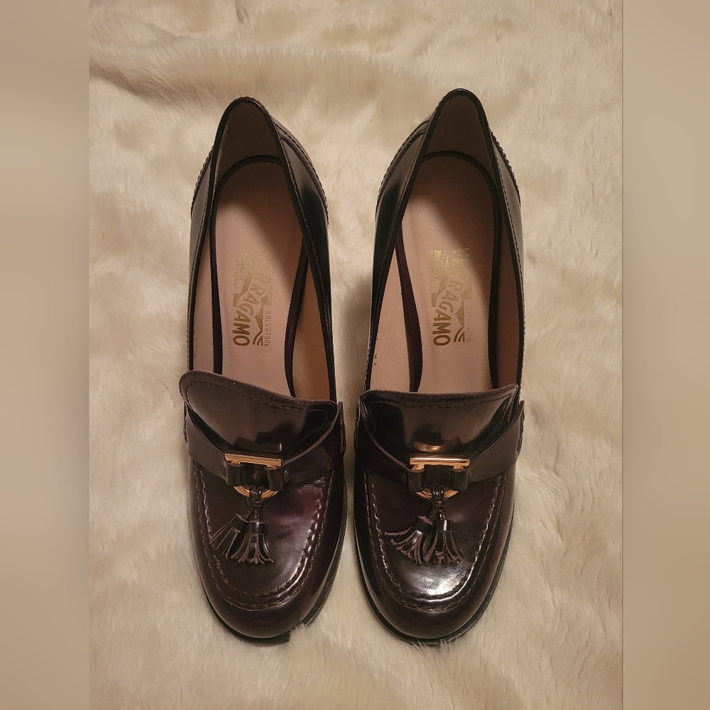 Salvatore Ferragamo women loafer heels